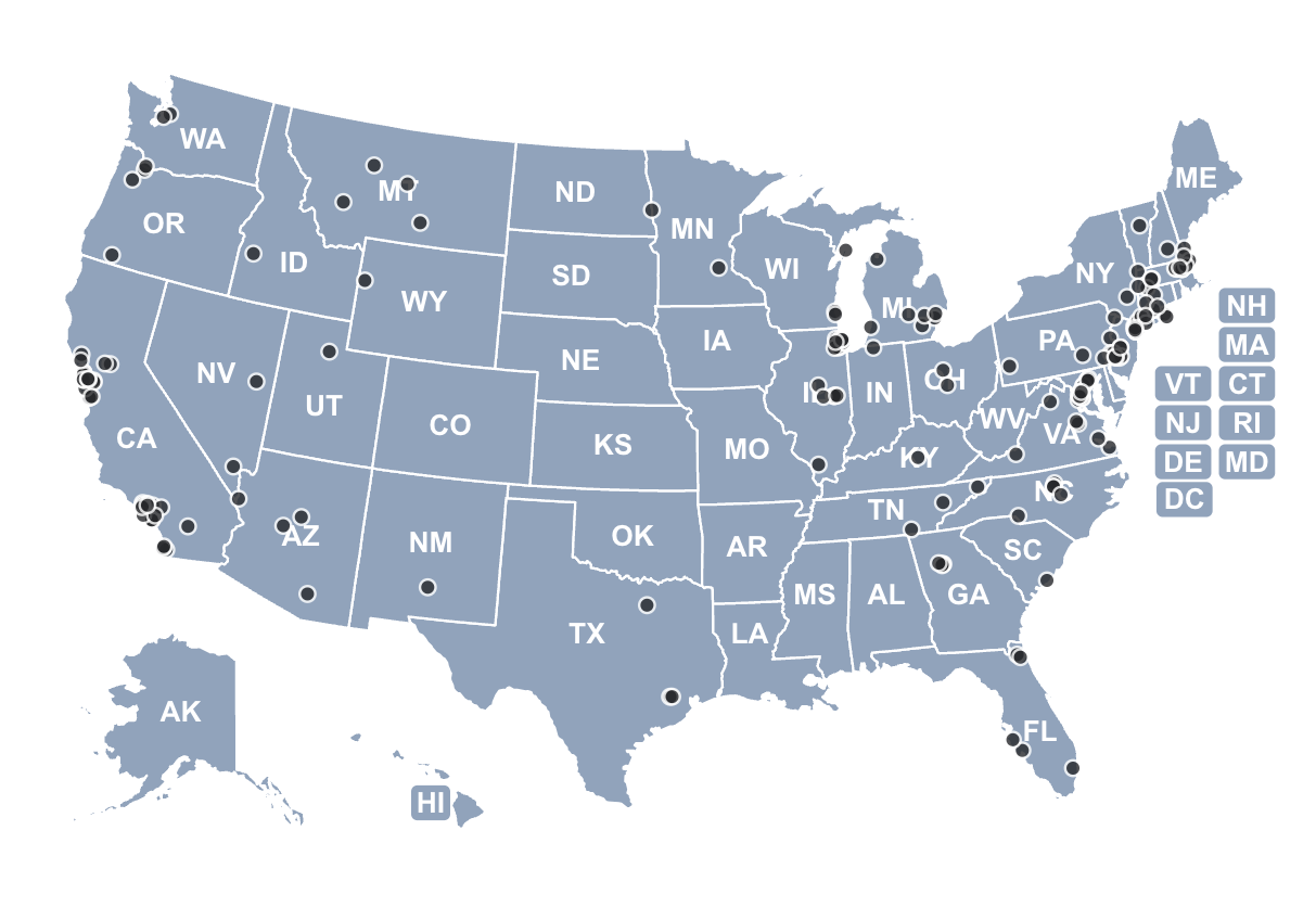 US map