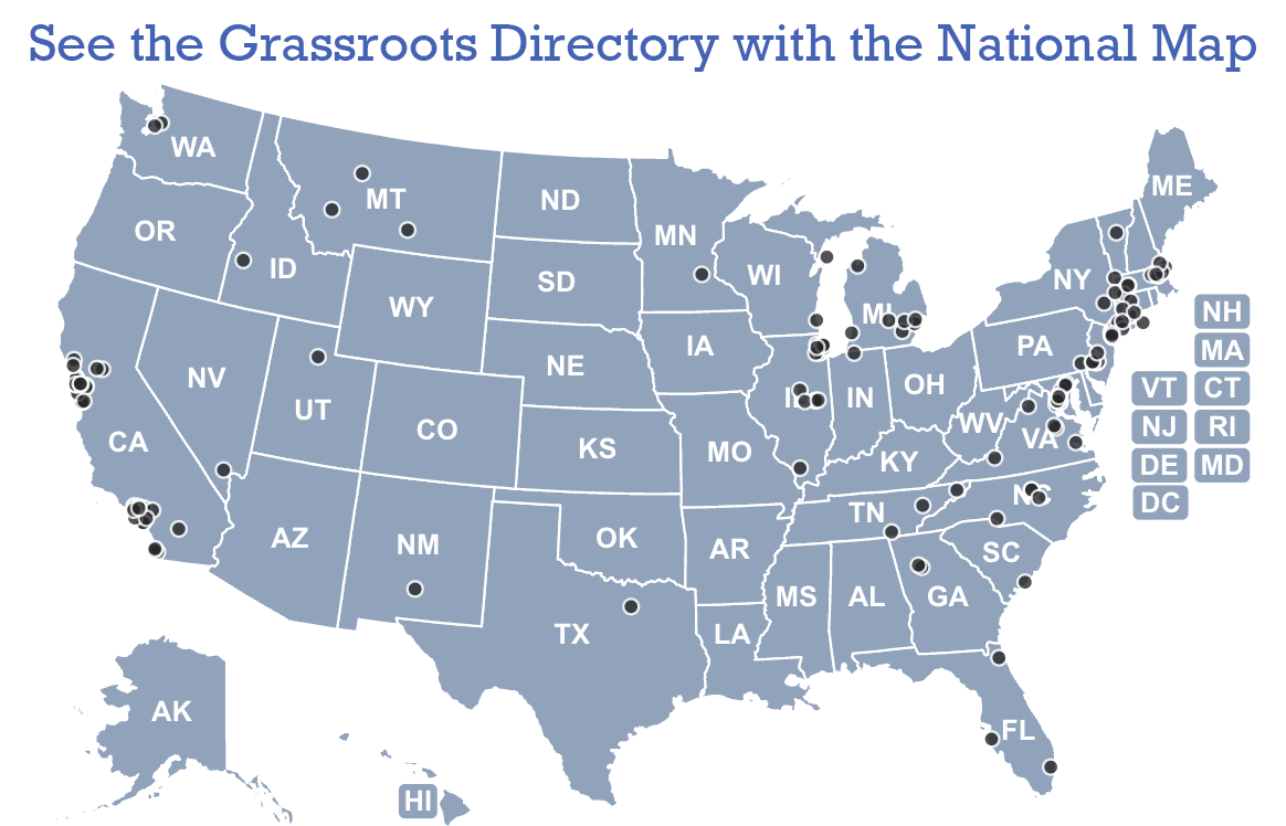 National Grassroots Map